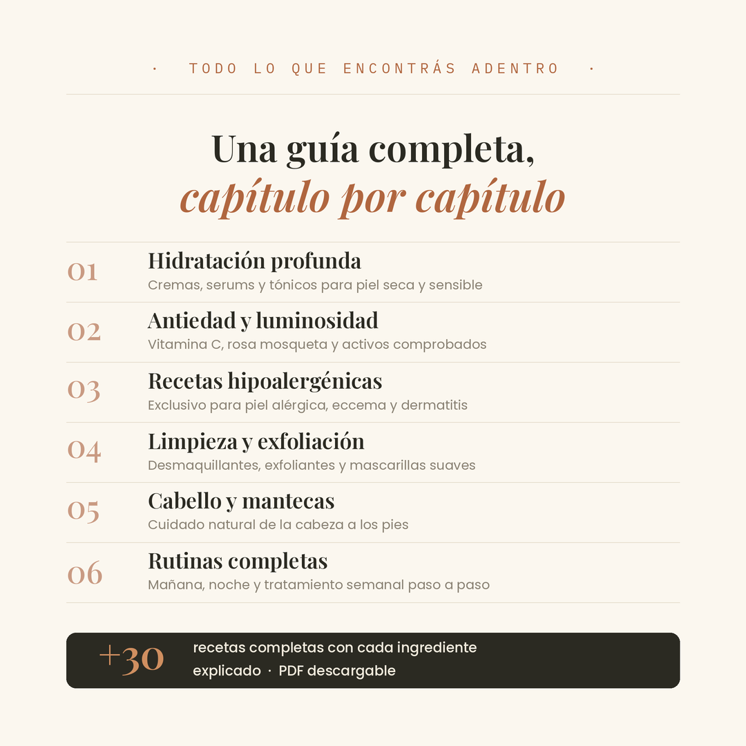 Piel sana desde tu cocina - el recetario de cosmética natural